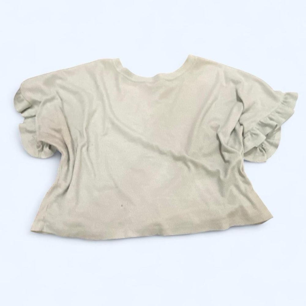 Gypsies & Moondust Blue Teal Ruffle Sleeve Blouse